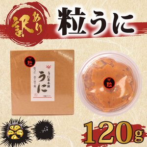 訳あり 粒うに 120g 常温 うに 雲丹 AB
