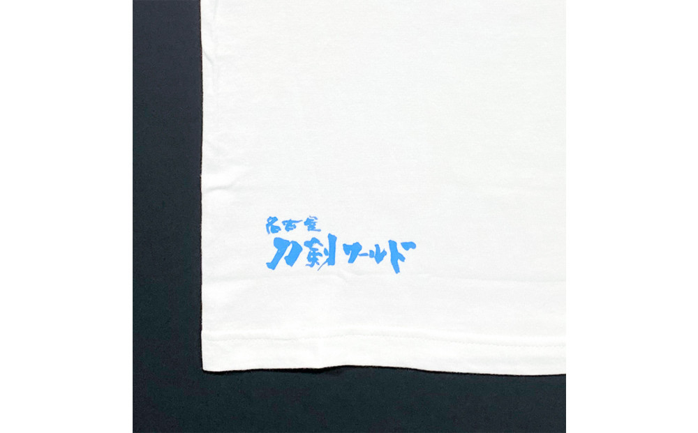 オリジナル【三英傑家紋Tシャツ】Lサイズ（ホワイト）／名古屋刀剣博物館