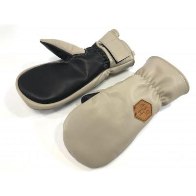 ふるさと納税 白馬村 DSPグローブ　撥水ミトン　アイボリー　L　スキー・スノーボード兼用グローブ(GS-MT) |  | 01