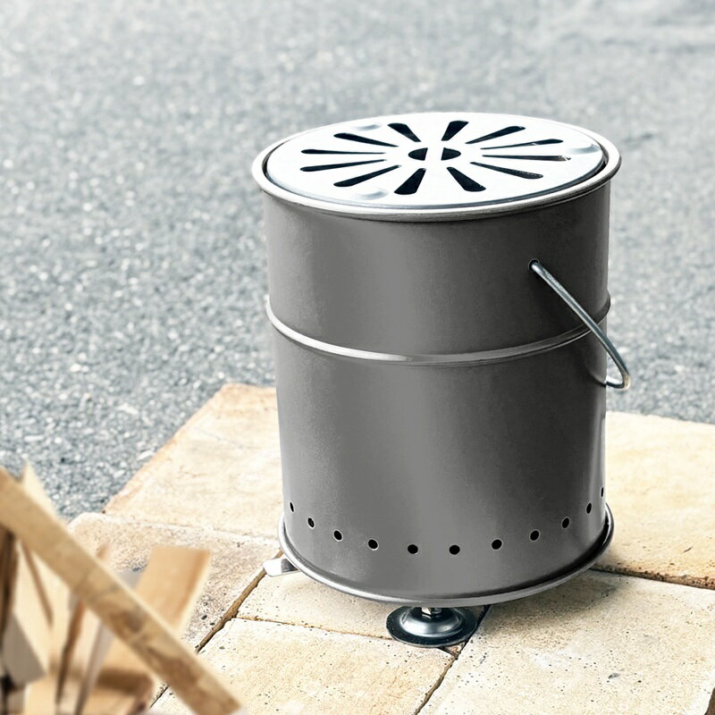 【ふるさと納税】マルチストーブ AC-18GY 【グレー】　ストーブ 暖房 屋外用 アウトドア キャンプ キャンプストーブ コンパクト 小型 持ち運び 防災 防災用品 新潟 ホンマ製作所