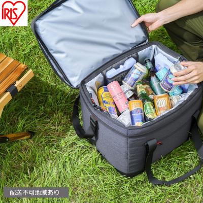 ふるさと納税 大河原町 HUGEL エアロゲルソフトクーラーボックス チャコールグレー 40L アイリス[53752848]
