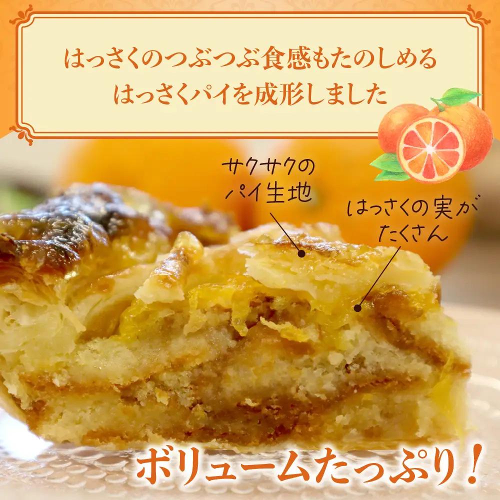 洋菓子素材工房ぴゅあハウス 成形済 冷凍 八朔パイ 約20cm (7号弱) はっさくパイ ケーキ ホールケーキ スイーツ デザート お菓子 洋菓子 ご褒美 誕生日 お取り寄せ グルメ 送料無料 洋菓子
