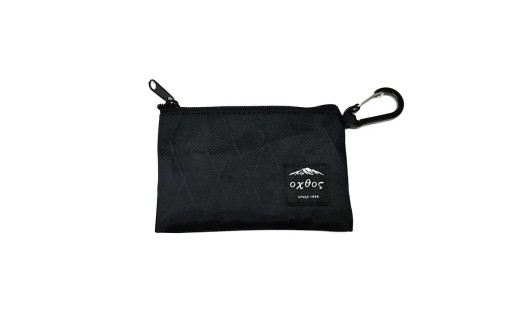 【ブラック】 oxtos アウトドア 財布 ミニウォレット OX-171 アウトドア キャンプ ギフト 贈り物 プレゼント 旅行 海外 夏休み おでかけ お出かけ トラベル 普段使い 日常使い 便利 実用性 小銭入れ カラビナ付き 石川 能登 羽咋 オクトス トキ 放鳥