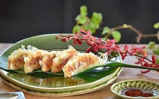 
【大容量】上質素材使用 餃子工房 穂満 謹製 手造り餃子 114個 (３８個入×３パック）特製秘伝のタレ・水餃子用スープの素付き
