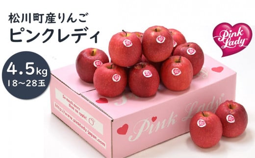 PL02-25A ピンクレディー ® 希少なりんご 約4.5kg／2026年1月中旬から発送｜ピンクレディ 長野県 南信州 松川町 りんご 希少品種 珍しい ライセンス リンゴ プレゼント 贈り物  ピンクレディー