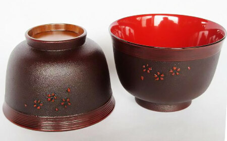 【唯一無二の手触り】しっくりと手になじみ飲みやすいと評判の汁椀  花模様