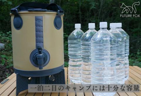 FUTURE FOX ウォータージャグ　ブラック（10L）［FF40-01］ // キャンプ BBQ アウトドア フューチャーフォックス