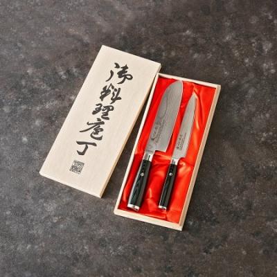 ふるさと納税 関市 濃州正宗作 ダマスカス包丁2点セット シェフタイプ　H50-07 |  | 01