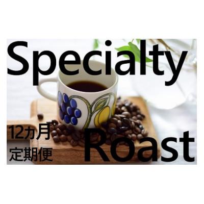 ふるさと納税 鹿嶋市 【毎月定期便】「豆」4種飲み比べ・スペシャルティの酸を楽しむローストセット全12回