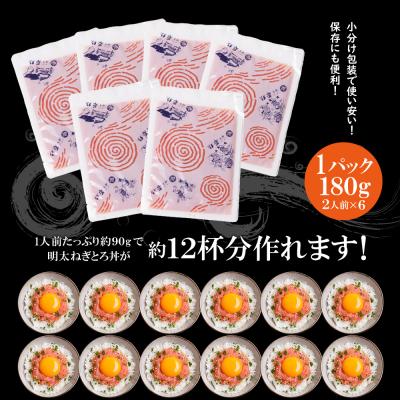 ふるさと納税 福智町 元祖 博多明太ねぎとろ 1kg |  | 01