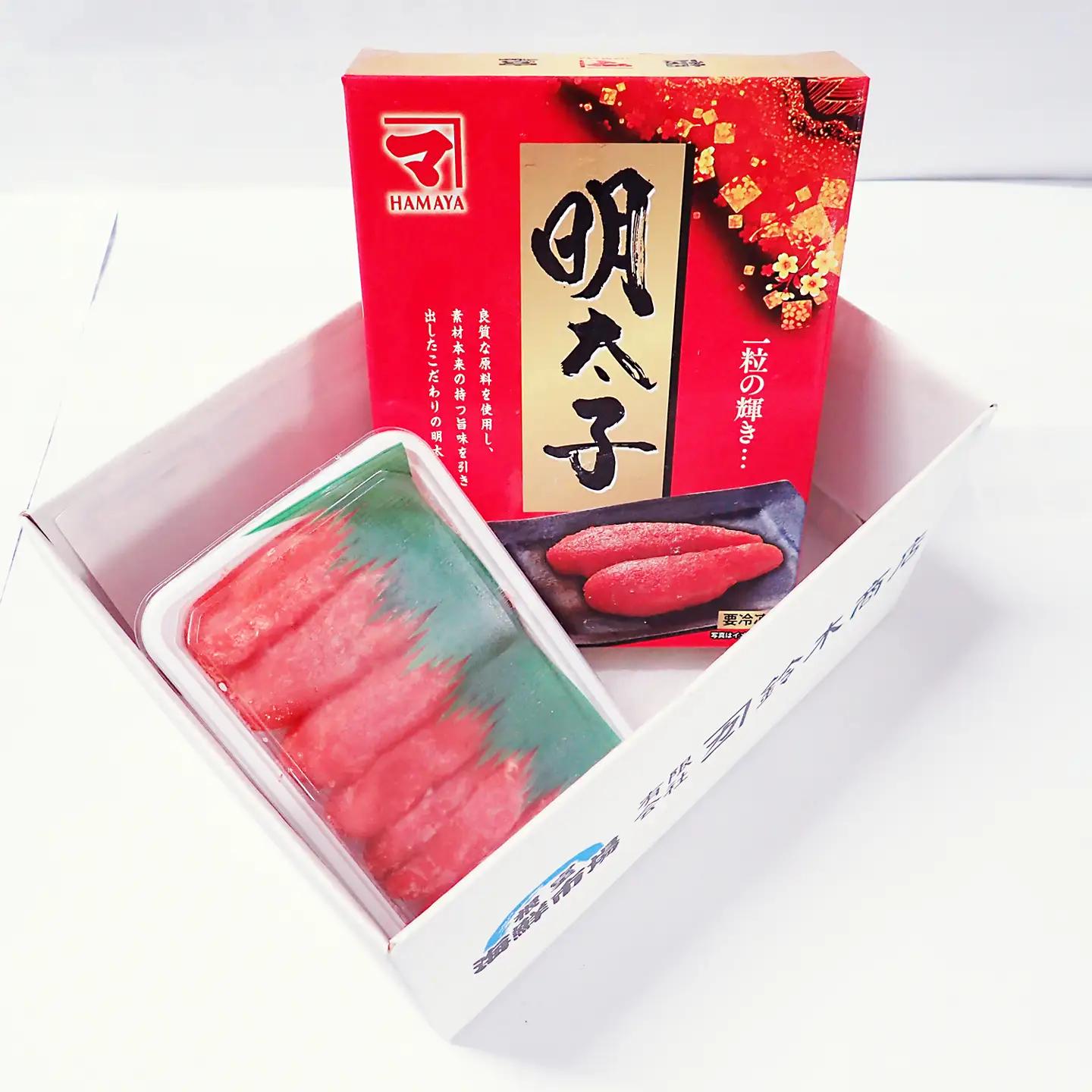 根室海鮮市場[直送]辛子明太子500g(化粧箱)・甘口たらこ200g A-28270