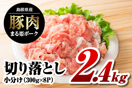 【6月発送】まる姫ポーク 切り落とし 計2.4kg｜切り落とし 豚肉切り落とし 豚肉 小分け パック 豚肉 切り落とし 豚肉切り落とし 豚肉切り落とし 豚肉切り落とし AK-19_6