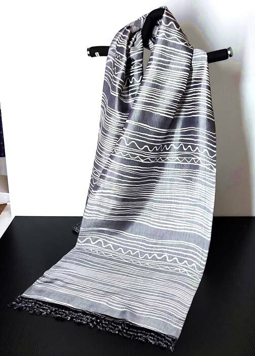 【ふるさと納税】 秩父銘仙ストール ／ ファッション 上質 工芸品 送料無料 埼玉県 特産 No.464