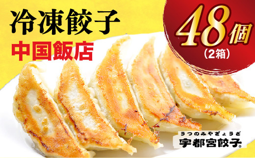 
【中国飯店】　餃子24個入り×2箱【配送不可地域：離島】
