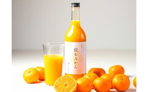 【早和果樹園】飲むみかん12本入（720ml）｜ 果汁100％ ストレート みかんジュース 蜜柑 ミカン 和歌山県 有田市 （A346-2）