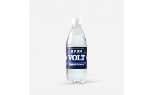 ＜毎月定期便＞サーフ　VOLT(ボルト)強炭酸水500ml×24本　1ケース　国産炭酸水全3回【4050648】