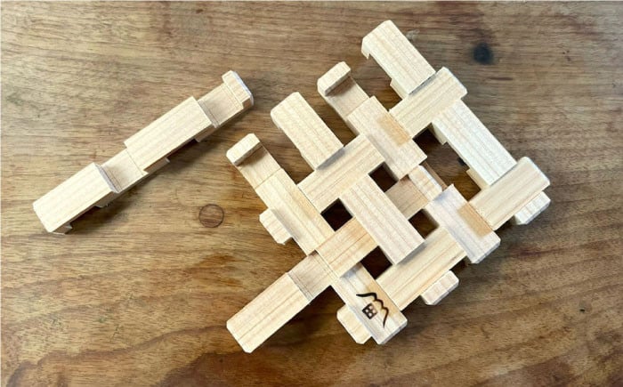 木組み体験コースター 四角