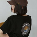 【ふるさと納税】バックプリント 館山市 マンホールTシャツ 黒 Sサイズ【1489884】