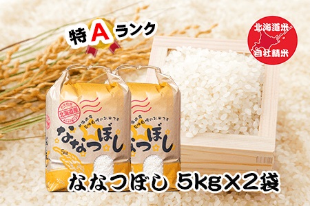 北海道米ななつぼし5kg×2袋 C-65032