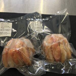 毛ガニ甲羅盛り1人分100～130g×2人分 （計200～260g程度）