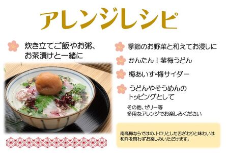 紀州南高梅「花」塩分約6％（850ｇ）_YD1005