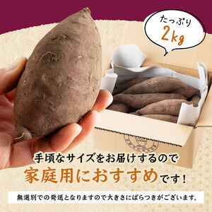 宮崎県産さつまいも　ミネラル栽培　紅はるか 2kg 【 宮崎県産 九州産 いも 芋 サツマイモ 野菜 】
