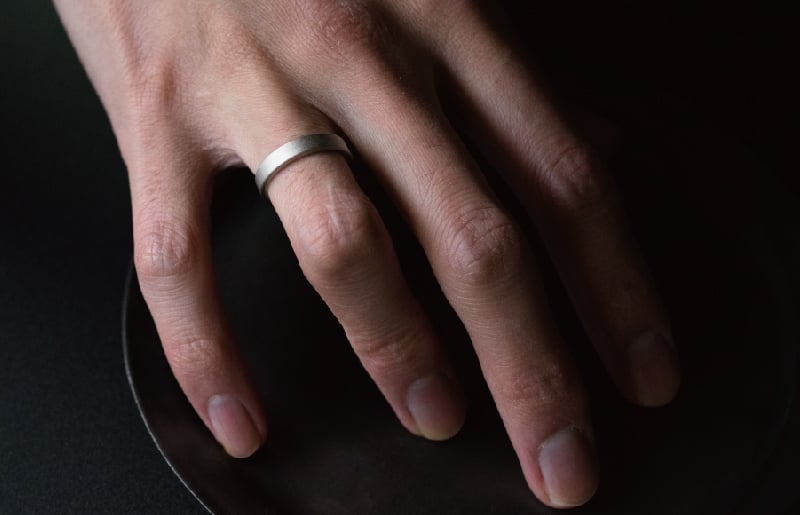 オープンリング シルバーホーニング tav0058