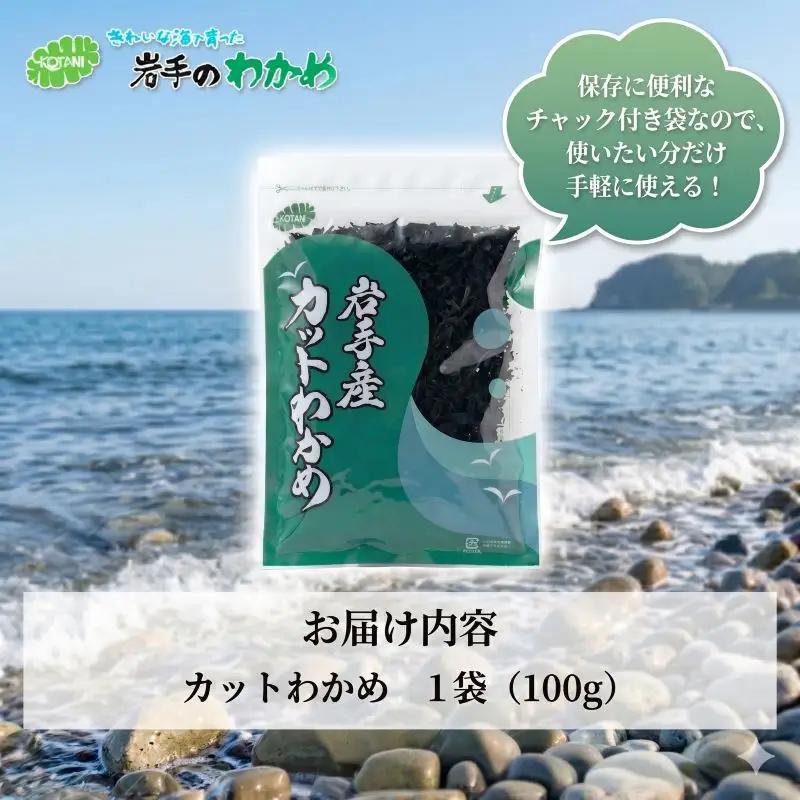 岩手産 カットわかめ 100g 乾燥カットわかめ