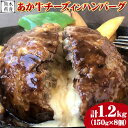 【ふるさと納税】チーズインハンバーグ 約1.2kg 150g×8個 長洲501《30日以内に出荷予定(土日祝除く)》あか牛 熊本県 長洲町