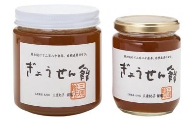 【ふるさと納税】ぎょうせん飴（瓶入り600g・300g） 麦芽糖 水飴 伝統 手作り ぎょうせん飴 お見舞い 砂糖不使用 香川県 三木町