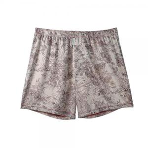 メンズ 下着 ショートトランクス Ｌサイズ 3枚セット （03 Leaf blue）（04 Botanical green）（05 Botanical beige） 締め付け感の無い/専用BOX付き 