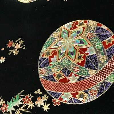 ふるさと納税 加賀市 伝統工芸加賀山中塗　漆芸御朱印帳　「花てまり」 |  | 01