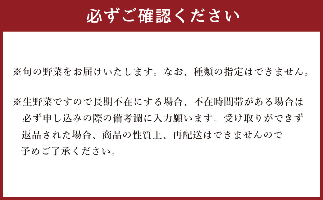 【3ヶ月定期便】生産者応援 採れたて新鮮 旬のお野菜 詰め合わせセット