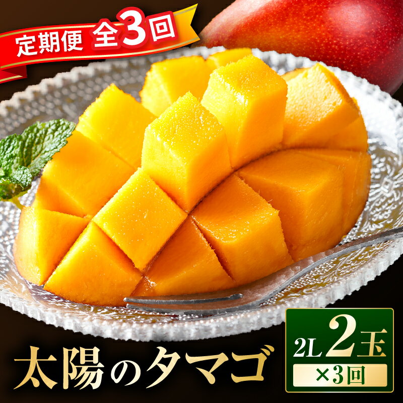 【ふるさと納税】 《2026年発送 先行予約》【数量・期間限定】【全3回】太陽のタマゴ定期便 マンゴー 完熟マンゴー 太陽のタマゴ ブランド 果物 フルーツ 果実 青果 青果物 定期便 季節の果物 旬の果物 季節 旬 贈答 贈り物 ギフト プレゼント おすそ分け 特産品 名物 宮崎市