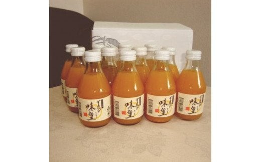
                  有田みかんの味皇(あじおう)180ml×12本【kjk100-a-180x12】
                