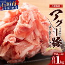 【ふるさと納税】 1kg 自家用 沖縄県石垣市 送料無料 南ぬ豚 アグー豚 切り落とし 豚肉 肉 ウデ 石垣 石垣島 沖縄 八重山 小分け　E-37