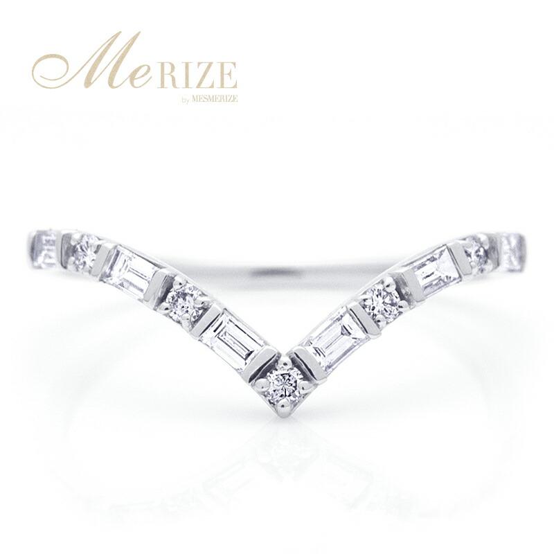 指輪 天然ダイヤ 0.3ctup Yvette【K18ホワイトゴールド】r-301（KRP）M42-1410