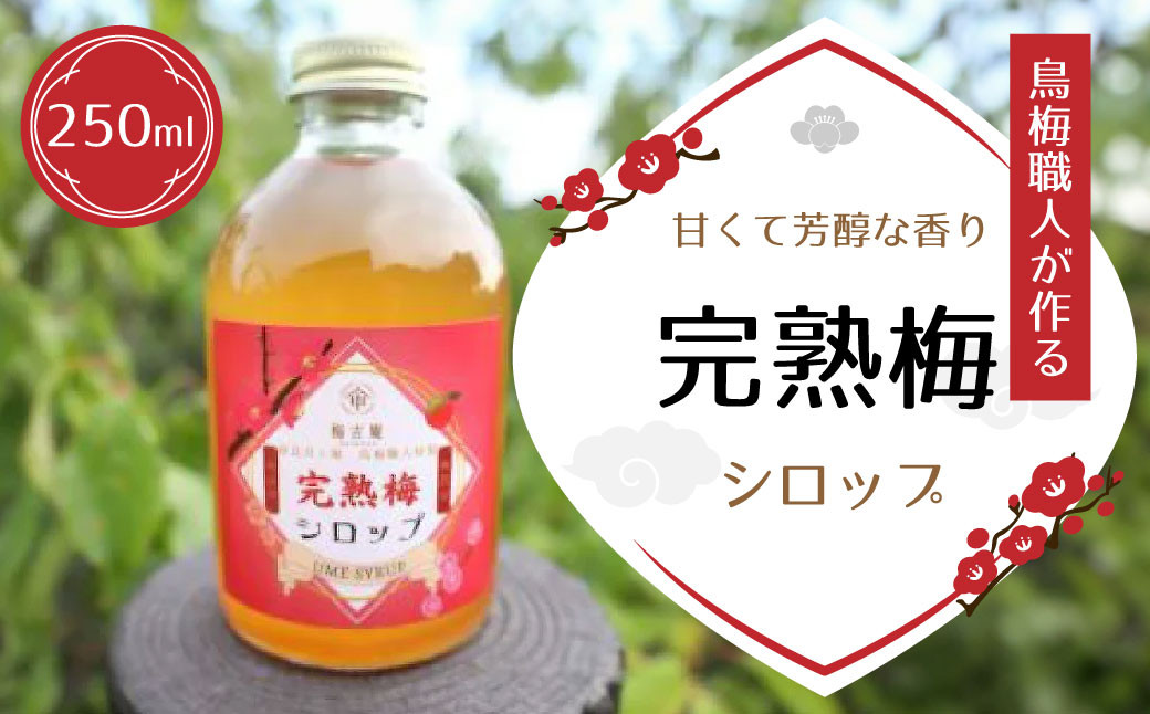 
            完熟梅シロップ 〈梅古庵〉 シロップ 梅シロップ 奈良県 奈良市 なら 8-005
          