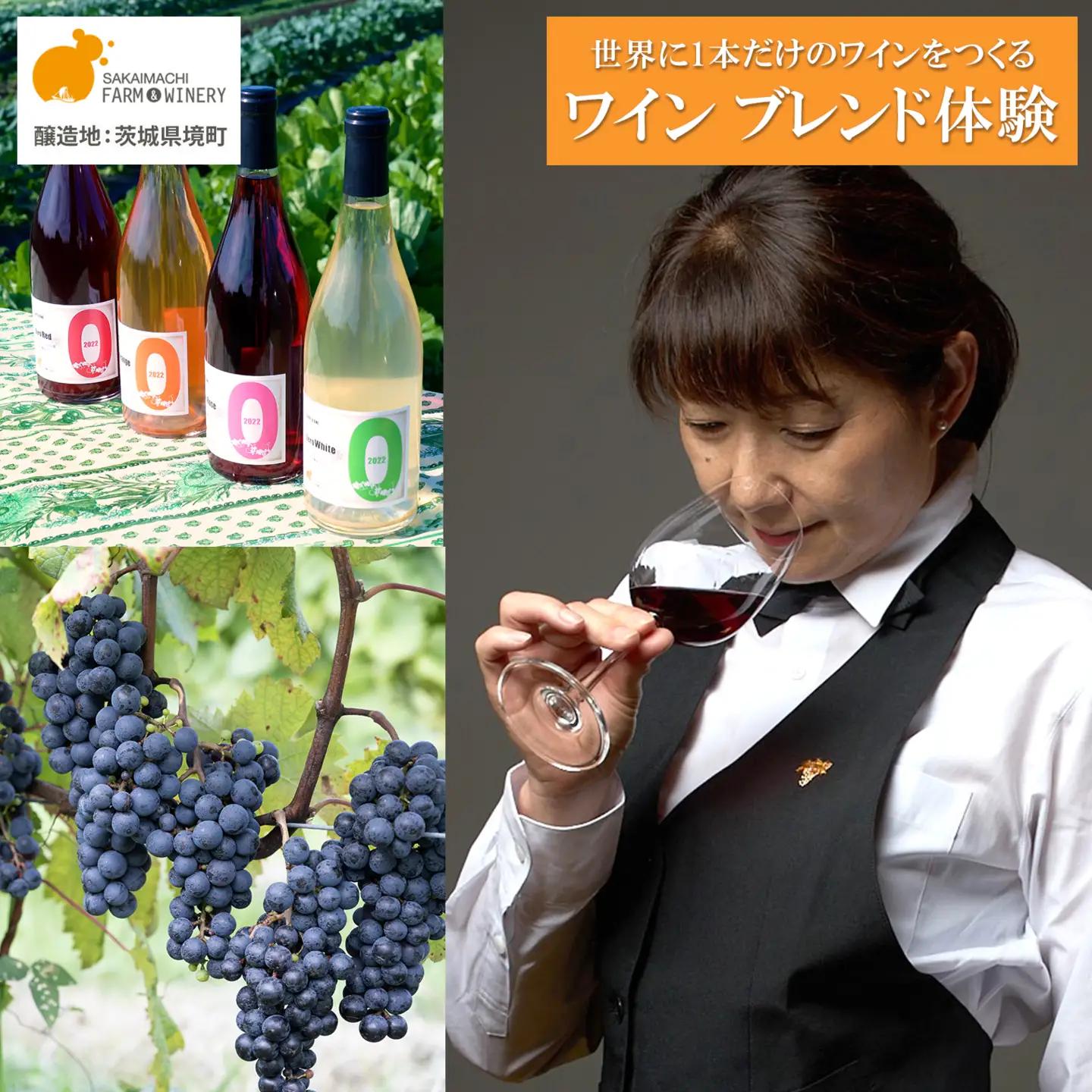 オリジナルワインブレンド体験 1名様利用券 ワイン1本付き 酒 お酒 K2712