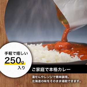 北海道発厚切りビーフカレー 250g 10個セットen01-00238