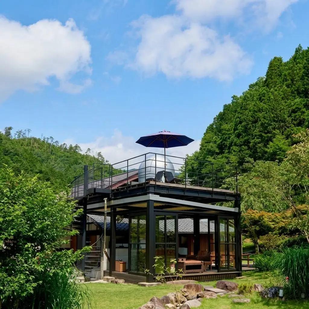 ミヤマテラス本館　1泊ご宿泊券　1～4名様 宿泊券 関西 京都府 旅行 1泊 ミヤマテラス 宿泊補助券 施設利用券 チケット 旅行券 ペット可 ペット同伴 ペットOK 宿泊 一棟貸し 別荘 古民家 貸