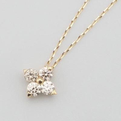 ふるさと納税 甲府市 K18 0.2ct ダイヤモンド ペンダントネックレス　FHH-019842 |  | 01