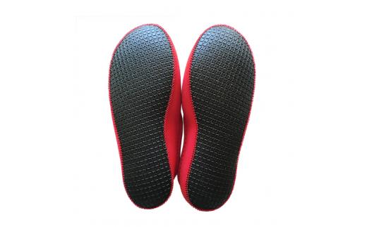 クロッツ ルームシューズ スタンダード 　レッド/M（25cm）_2038R-4