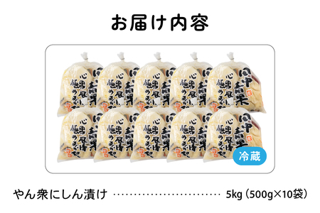 やん衆にしん漬け 5kg (500g×10)  北海道 ニシン 鰊 漬物 ごはんのお供 つけもの おつまみ R014-033