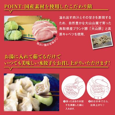 ふるさと納税 鳥取市 台湾水餃子 豚水餃子 30個入り |  | 03