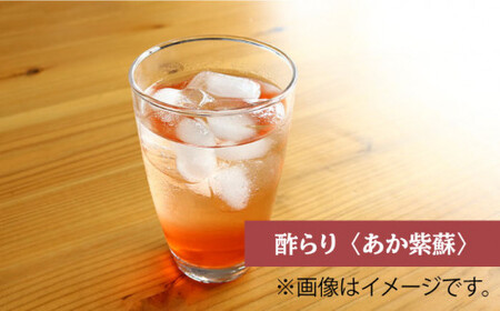 【6回定期便】酢らり 大瓶（あか紫蘇・西海うめ）総計12本＜川添酢造＞ [CDN030] 果実酢