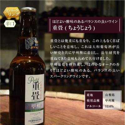 ふるさと納税 甲州市 スパークリングワイン「重畳」(白・辛口)ハーフボトル6本セット C-679 |  | 01