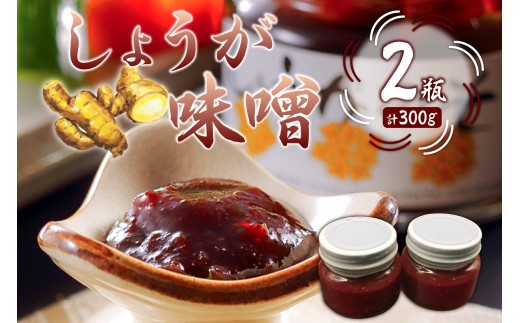 しょうが味噌　150g×2個 mi0005-0007 【辛味 房州生姜 甘辛 味噌 みそおでん 野菜炒め 高家ふるさと産品 国産 ごはん おかず】