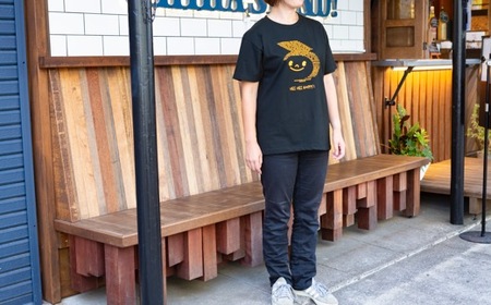 うきぴーTシャツ (黒) Lサイズ