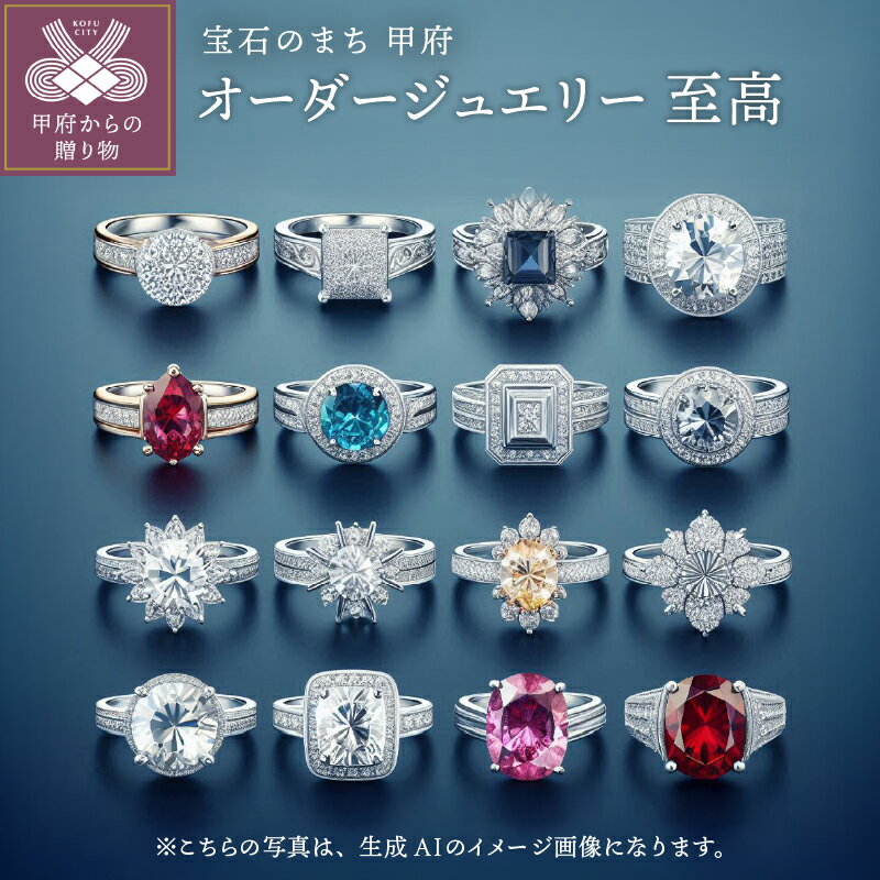 【ふるさと納税】＜ 甲府ジュエリー ＞ フルオーダー 至高 ジュエリー レディース アクセサリー ギフト プレゼント ジュエリーケース付 鑑定書または鑑別書付 保証書付 k098-347